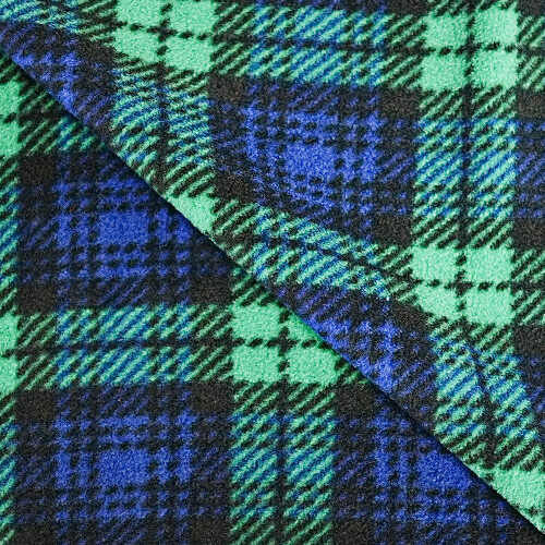 Black watch tartan polar - black,