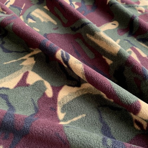Camouflage print fleece - camouflage,