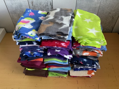 Polar fleece fabric remnants - polar,