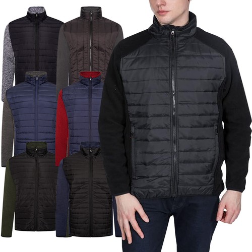 Mens hybrid jacket fleece - mens,