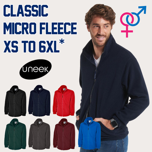 Uneek fleece jackets unisex - uneek, jackets,
