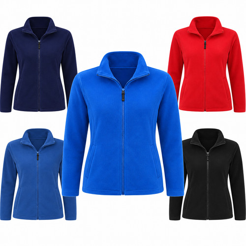 Ladies full zip fleece jacket - fleece,
