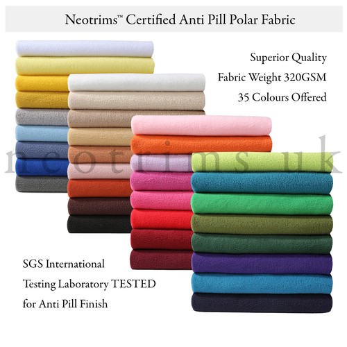 Polar fleece anti pill fabric - anti,
