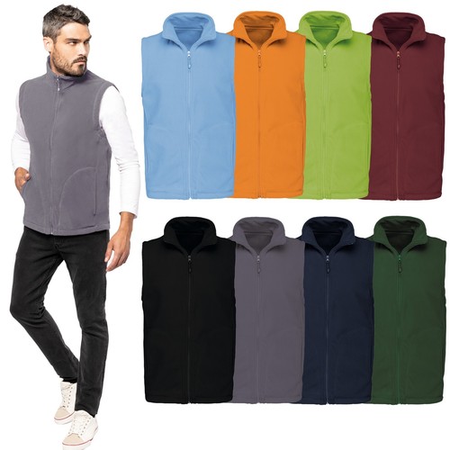Mens body warmer fleece gilet - mens,