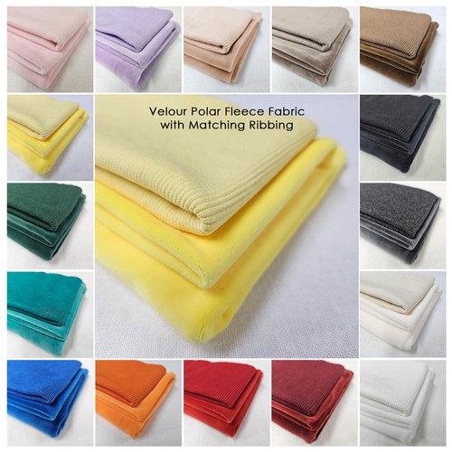 Velour polar fleece anti pill - velour,