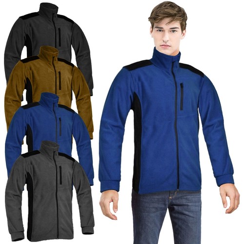 Mens full zip fleece jacket - full,